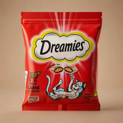 Petiscos para Gatos Sabor Carne Tendadora
